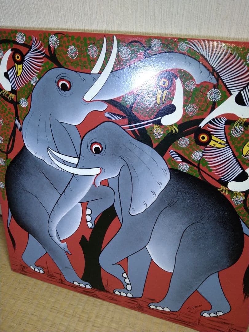 ティンガティンガアート（タンザニア製）