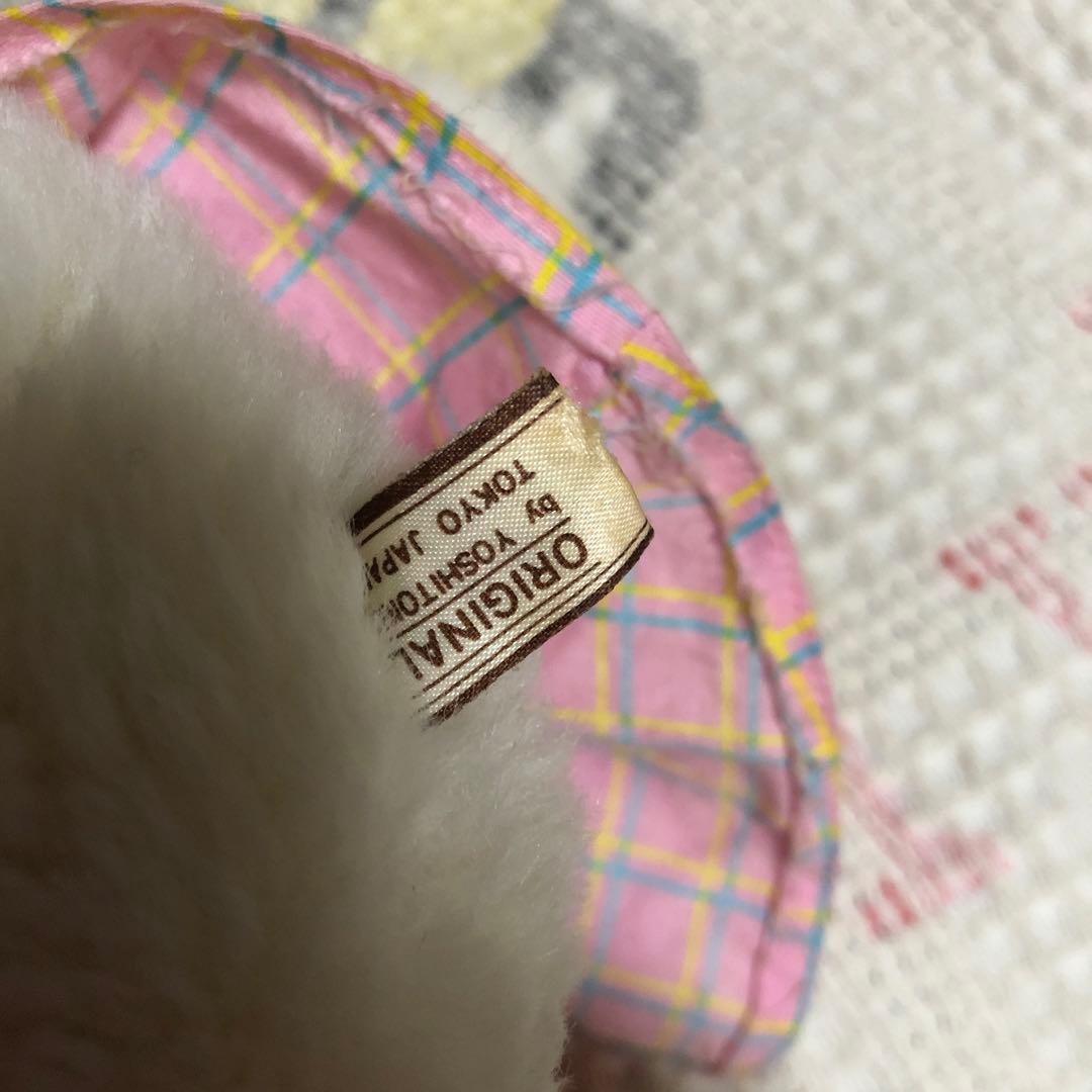 当時の物　昭和レトロ　ヴィンテージ 吉徳　クリーミー　猫　ぬいぐるみ　中古　②