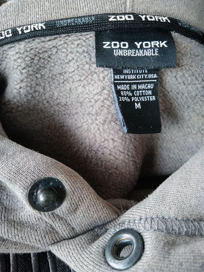 レア品❗ZOO YORK 厚手裏起毛　パーカー❗