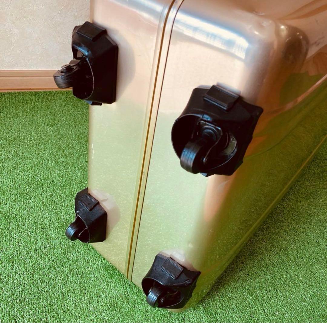 希少 ゼロハリバートン ヴィンテージ　アルミ シャンパンゴールド スーツケース