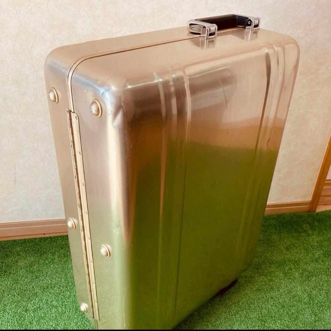 希少 ゼロハリバートン ヴィンテージ　アルミ シャンパンゴールド スーツケース