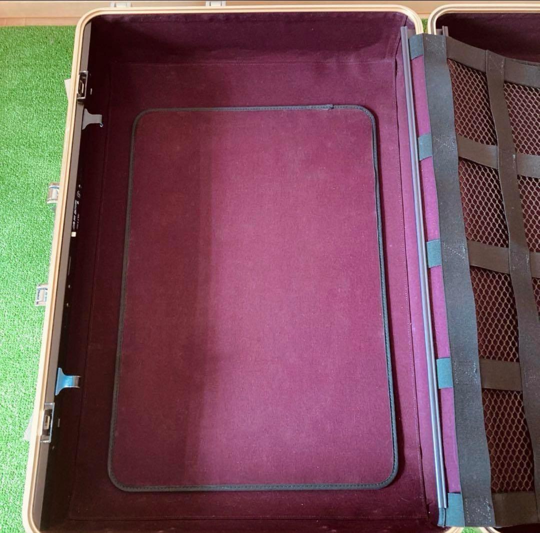 希少 ゼロハリバートン ヴィンテージ　アルミ シャンパンゴールド スーツケース