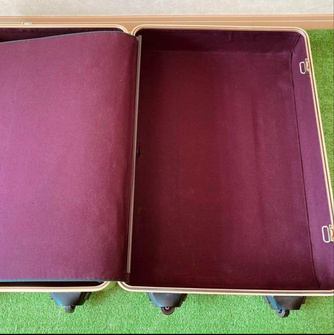 希少 ゼロハリバートン ヴィンテージ　アルミ シャンパンゴールド スーツケース