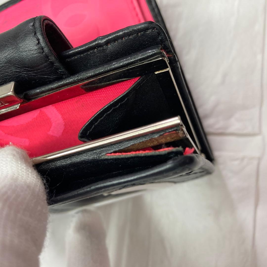 CHANEL ココマーク マトラッセ カンボン 財布　d2015798