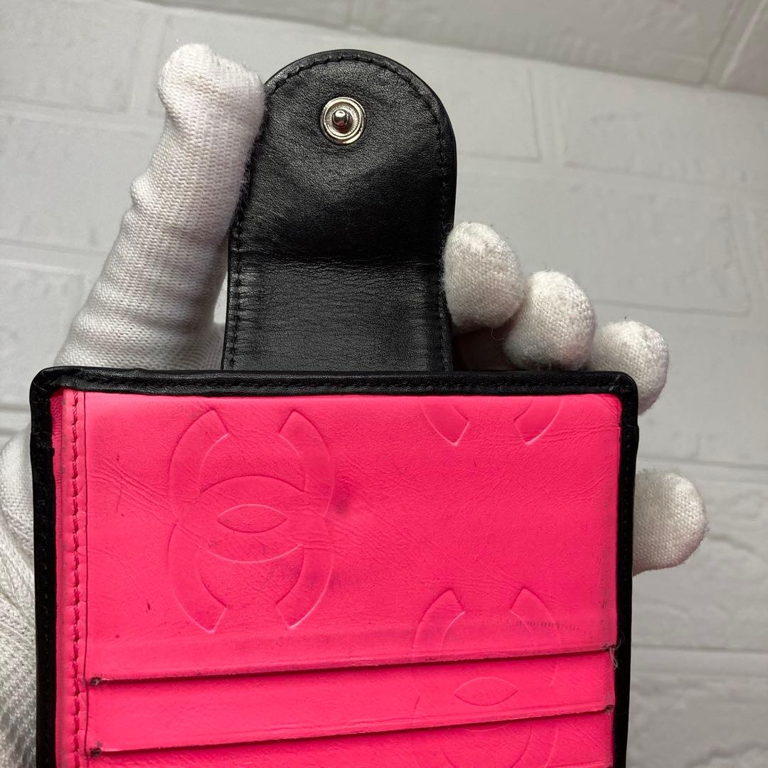 CHANEL ココマーク マトラッセ カンボン 財布　d2015798