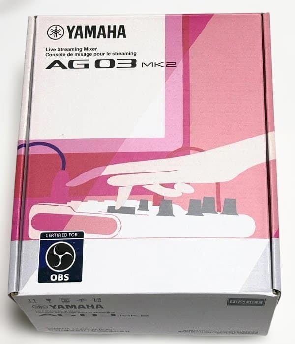 【ほぼ新品】YAMAHA AG03mk2＋AT2020　白　配信5点セット一式