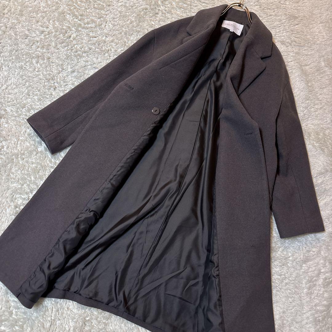 美品＊ユナイテッドアローズ　チェスターコート　ゆったり　ダブル