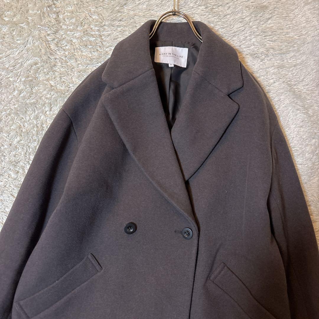 美品＊ユナイテッドアローズ　チェスターコート　ゆったり　ダブル