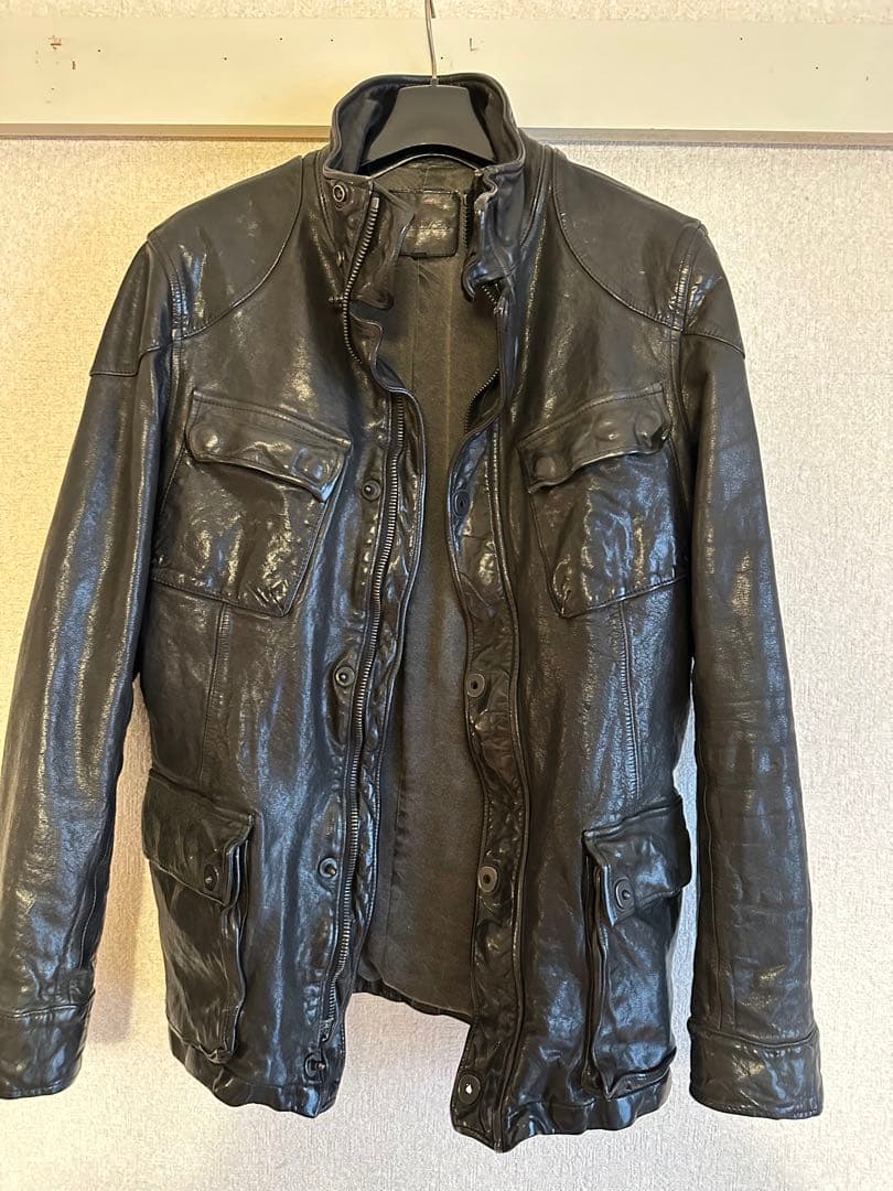 バックラッシュ ジャパンステア レザー ライダース Mサイズ 美品