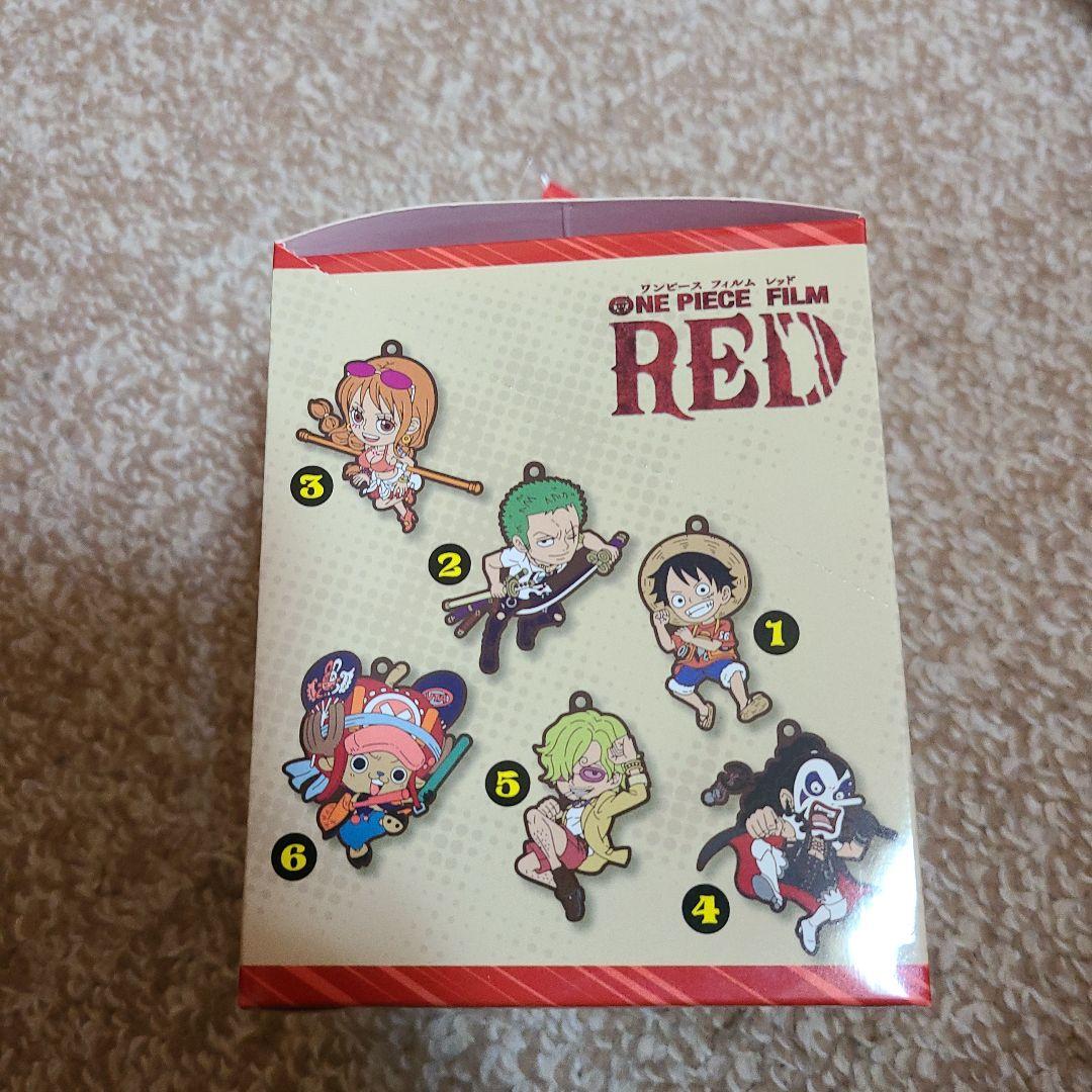 映画　ワンピース　フィルム　レッド　　ラバーストラップ　劇場グッズ