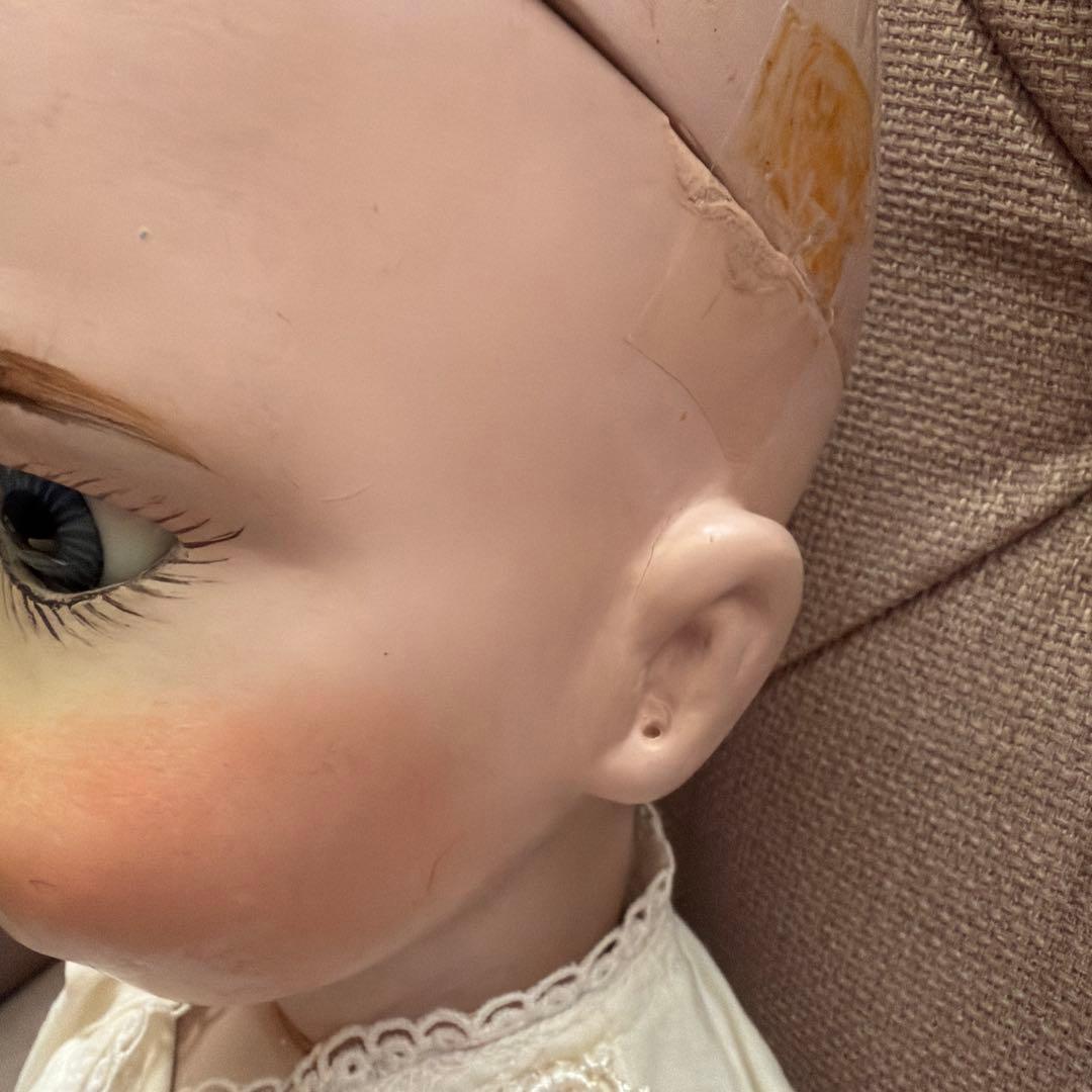 フランス　アンティーク　ドール　人形　ビスクドール