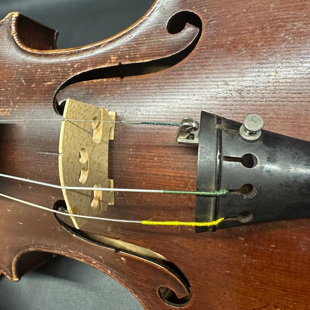 ♡※後左1012 バイオリン 弓付き ハードケースセット ジャンク
