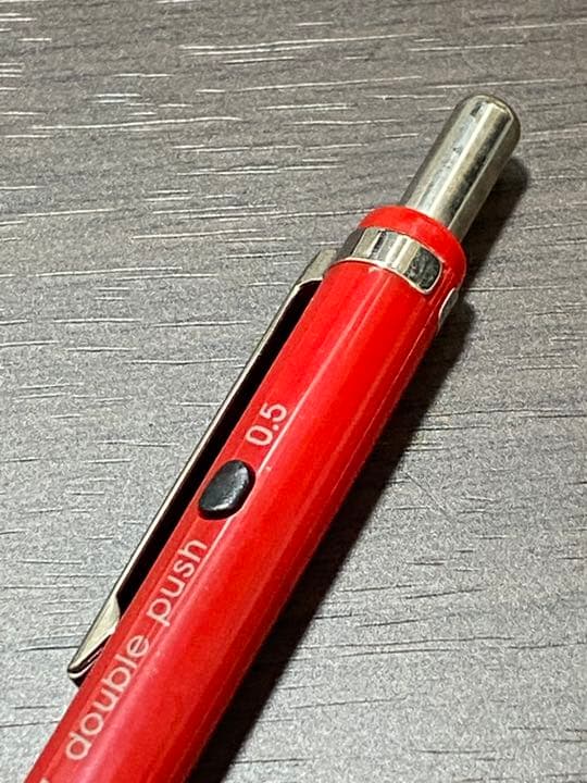 ロットリング Tikky ダブルプッシュ 赤 廃番