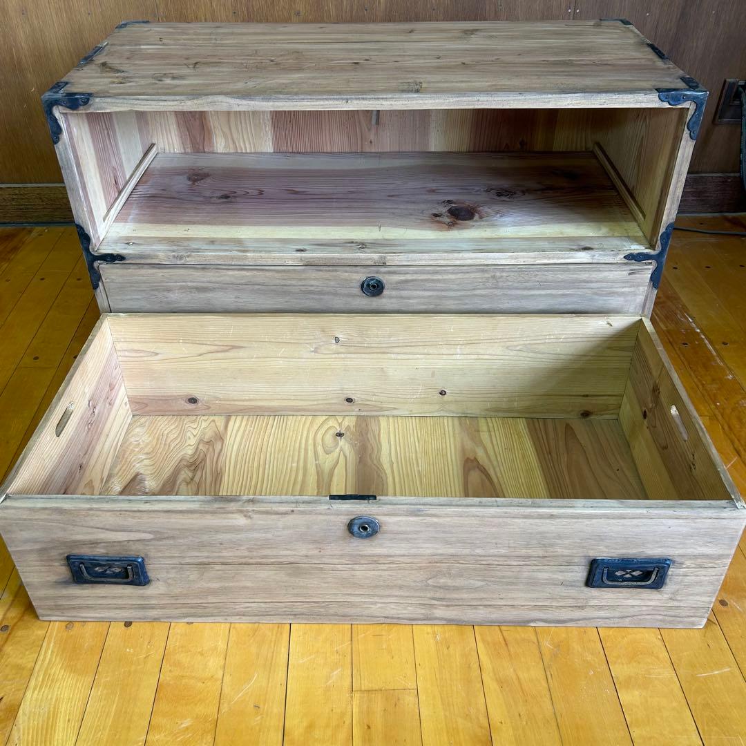 古箪笥 店舗什器 棚　a