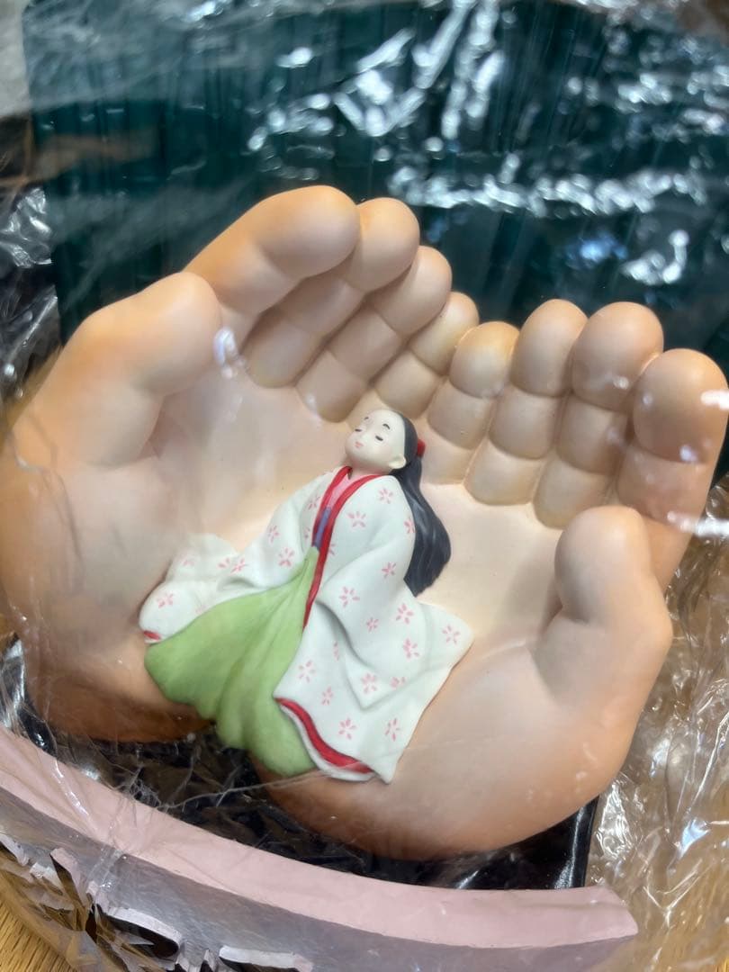 <非売品>スタジオジブリ　かぐや姫の物語　フィギュアオブジェ　高畑勲　宮崎駿