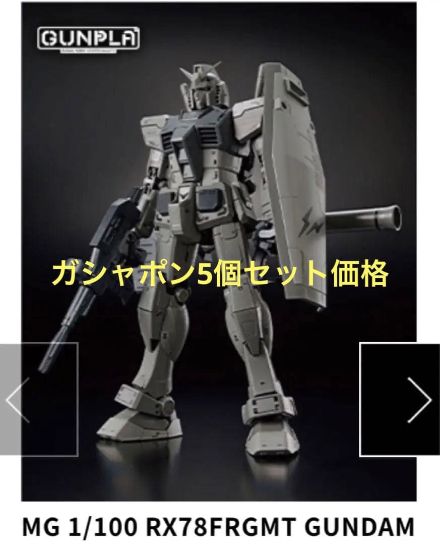 MG 1/100 RX78FRGMT GUNDAM ガンプラ　フラグメント