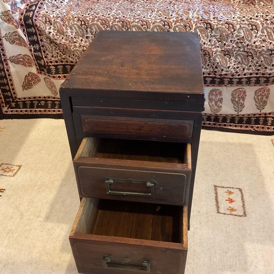 1080【手造り文机】折りたたみ式 年代物