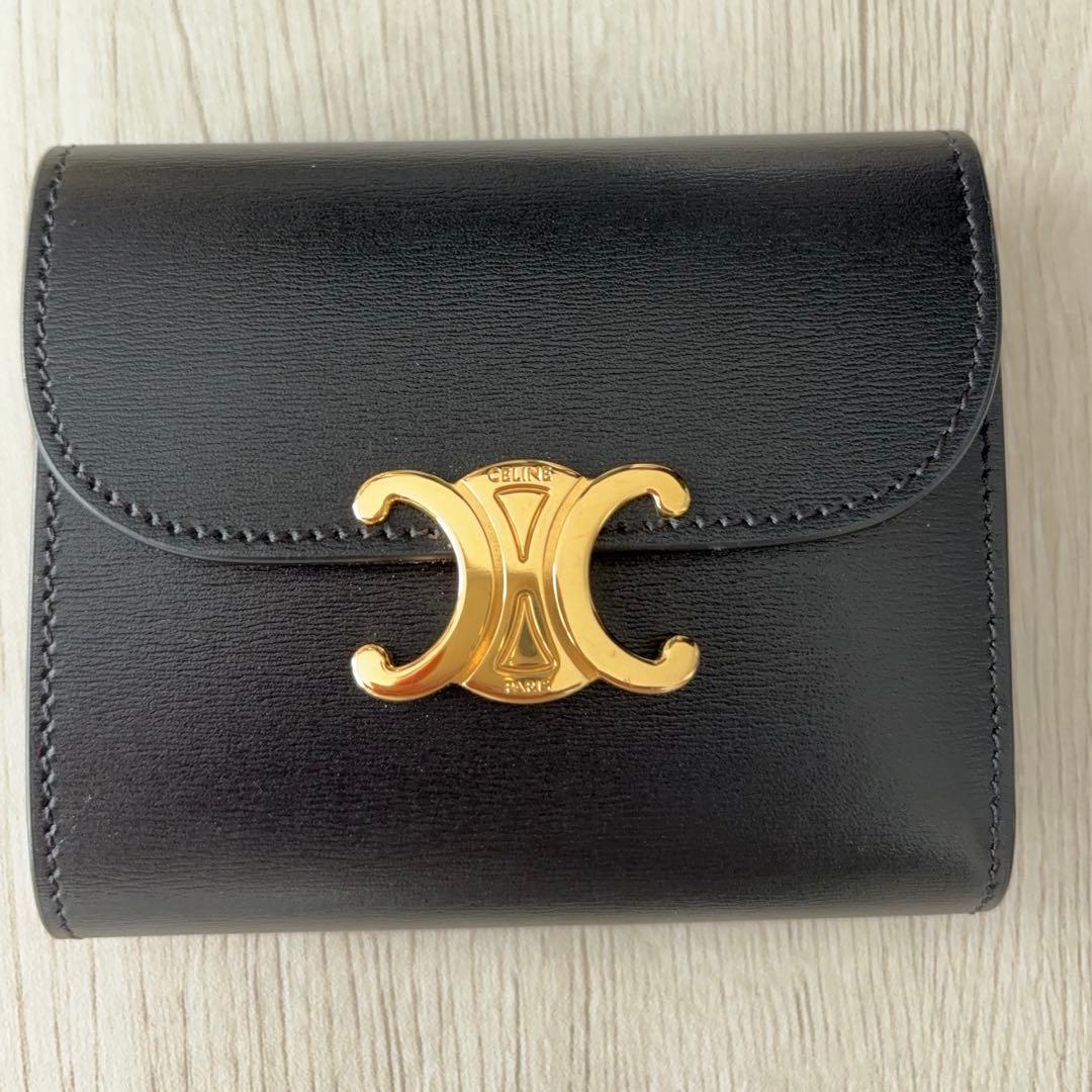⭐*︎様 CELINE スモール フラップウォレット トリオンフ
