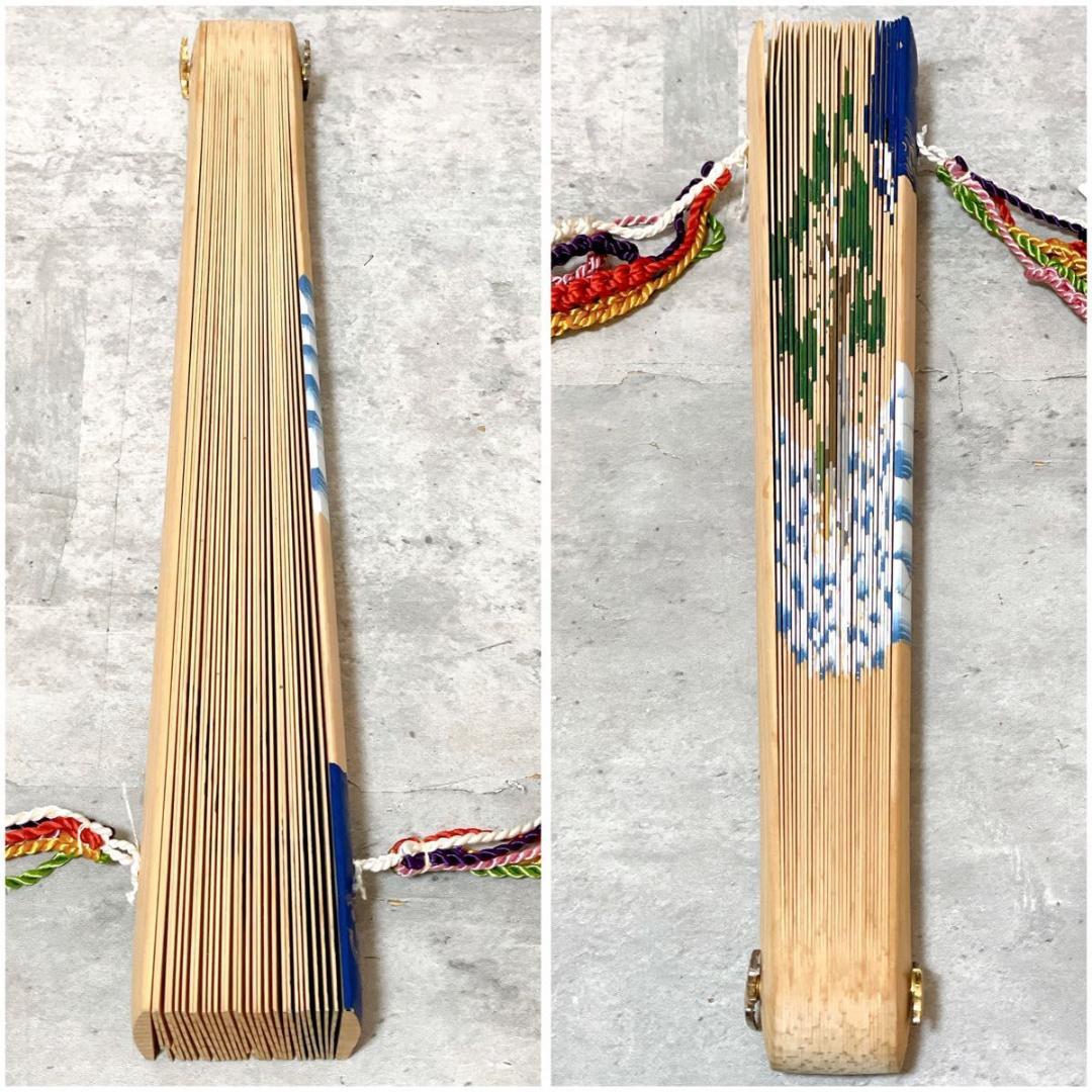 宮脇賣扇庵 美也古扇 檜扇 松 京扇子 古扇子 桧扇 袙扇 木製 手彩色 宮中