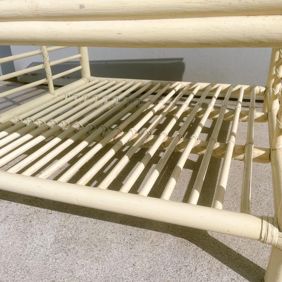 【良品】カサブランカ CADENZA カデンザ センターテーブル 高級 ラタン