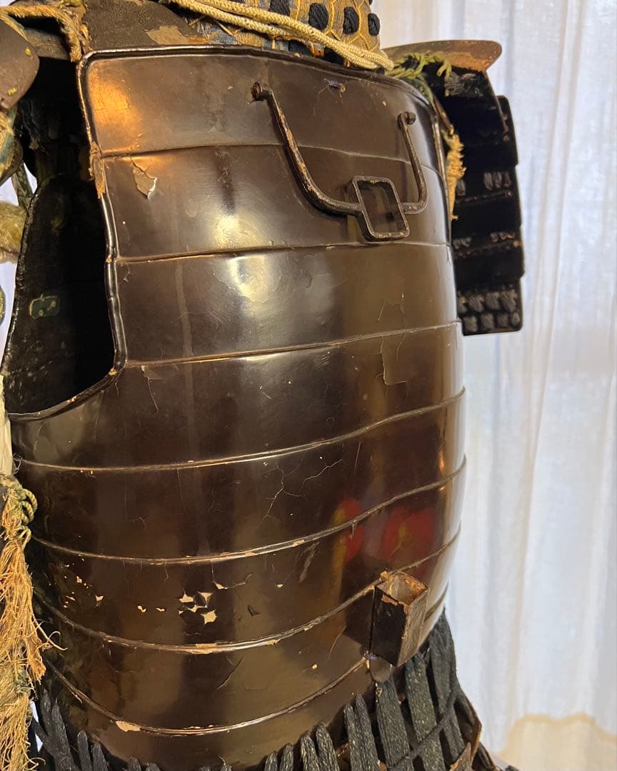 【本歌】江戸初期 日本 甲冑 （等身大）鎧 一式『在銘あり』