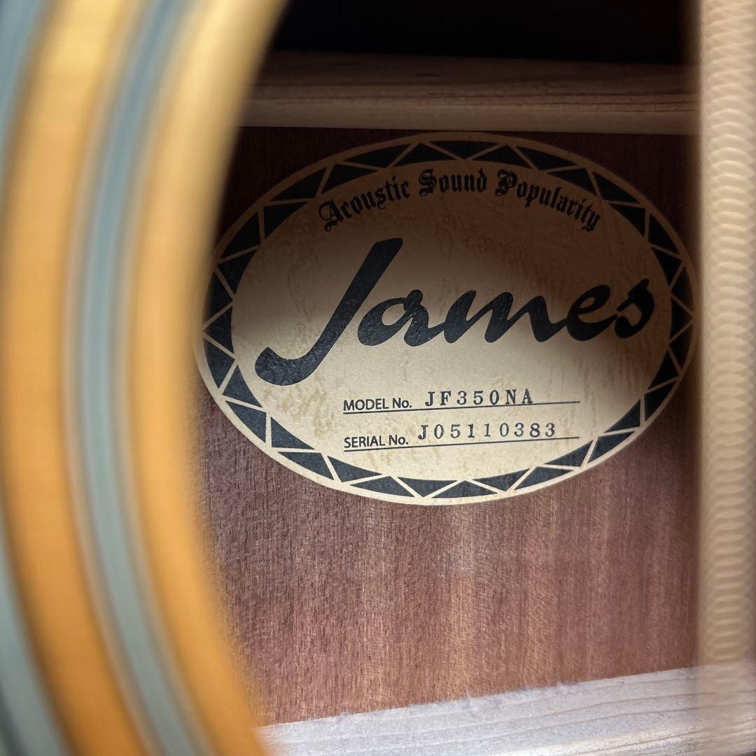 James JF350NA トップ単板 アコースティックギター
