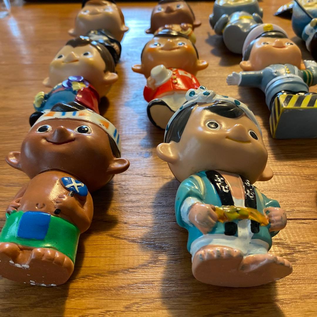 富士銀行　ぼくちゃん　貯金箱　12体