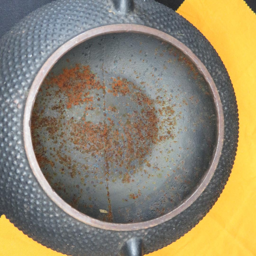 鉄瓶 池永 南部鉄器 錆 茶道具 囲炉裏 炉端 キャンプ