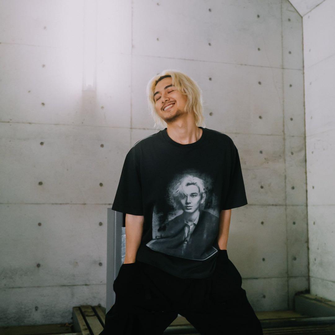 藤井風 USツアーＴシャツ 半袖 黒 XL