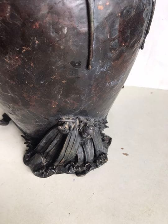 高罔銅器，古銅製，極細工，重6200克