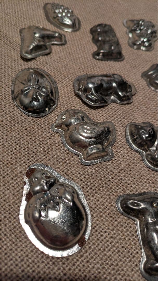 ヴィンテージ チョコレート型 17個セット ブリキ製 モールド CT-1