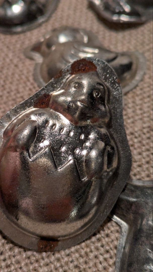 ヴィンテージ チョコレート型 17個セット ブリキ製 モールド CT-1