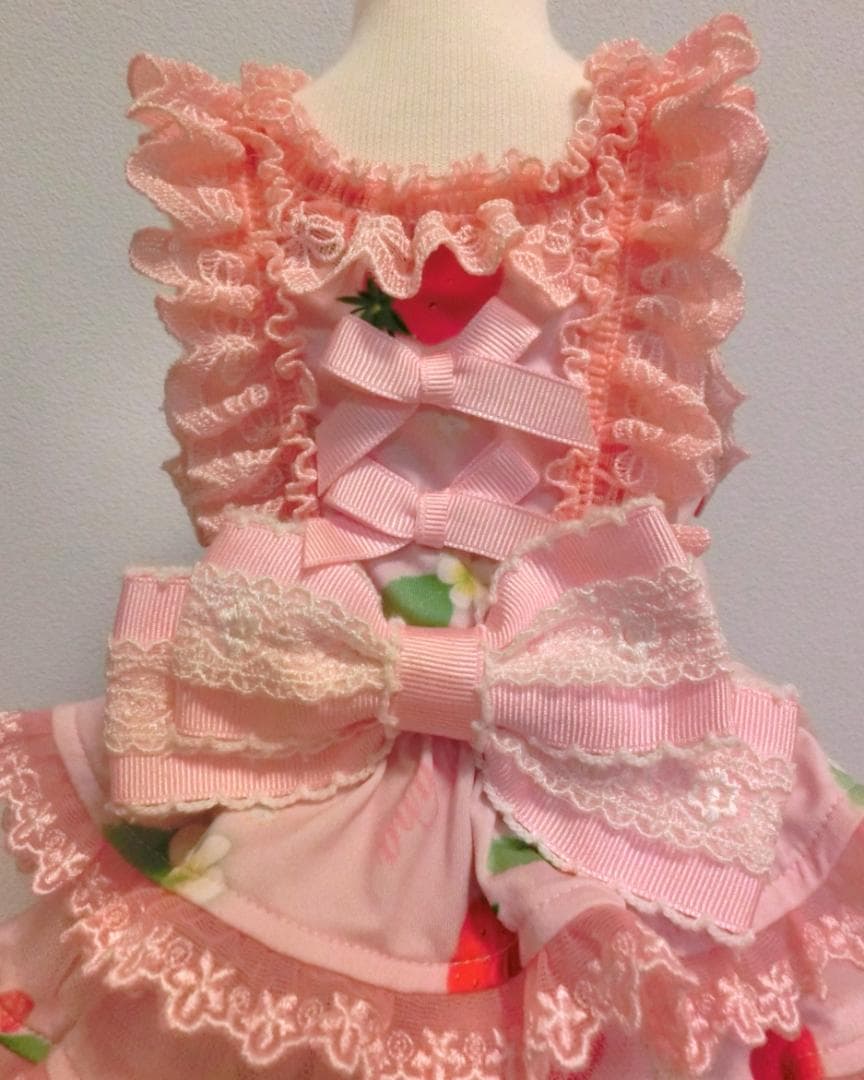 【美品】きゃんナナ いちごキャミワンピ Ｓサイズ