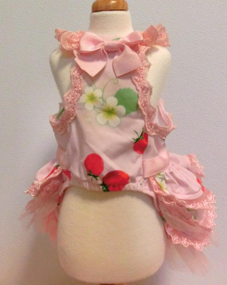 【美品】きゃんナナ いちごキャミワンピ Ｓサイズ