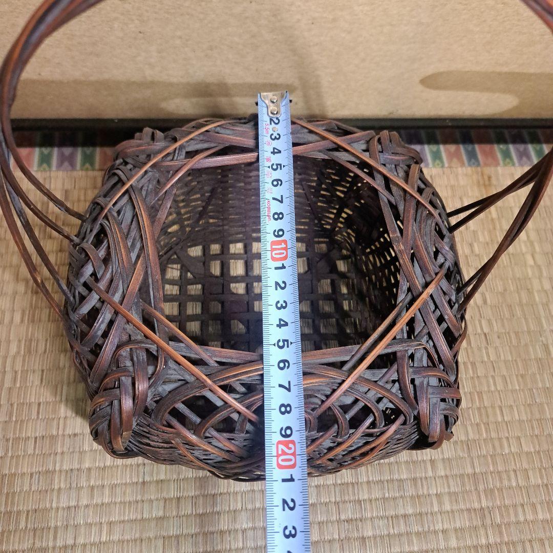 花篭 花入 　茶道具　 華道具　竹籠 花籠 花籃　　　 B3