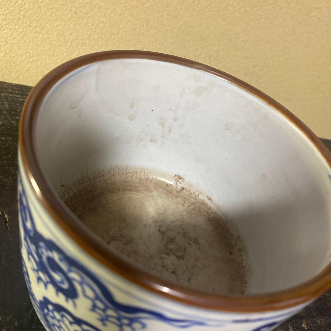 中国雲仙人図大香炉【桐箱付】