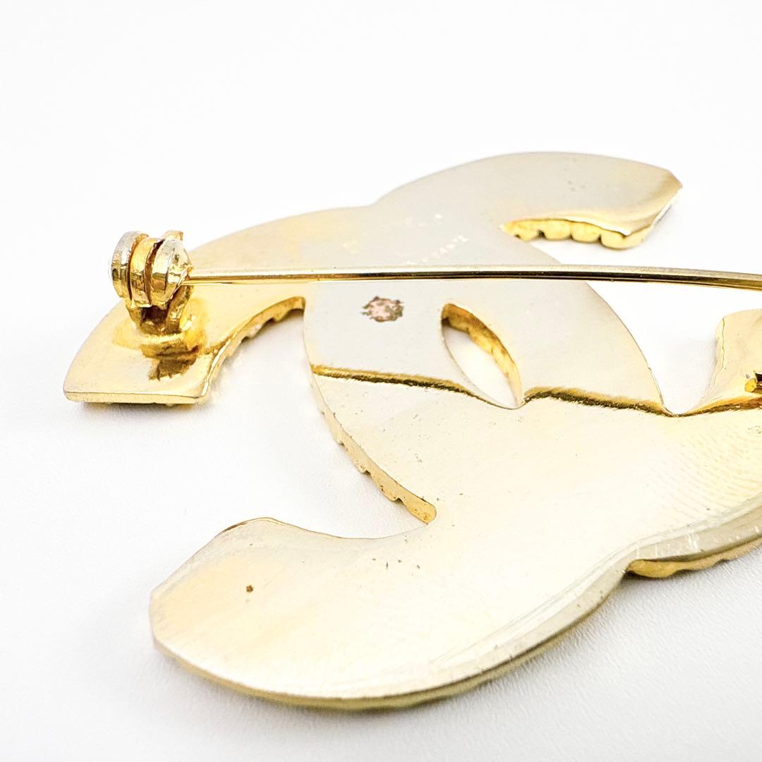 シャネル ココマーク ヴィンテージ ブローチ レディース アクセサリー ゴールド