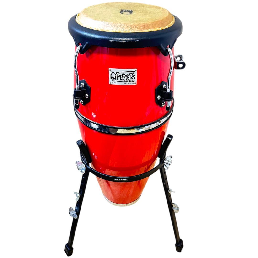 TOCA トカ コンガ プレイヤーシリーズ ファイバーシェル レッド 赤色