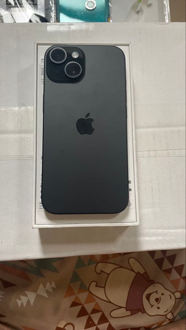 超美品 iPhone 15 128GB 黒 SIMフリー動作確認済 100%