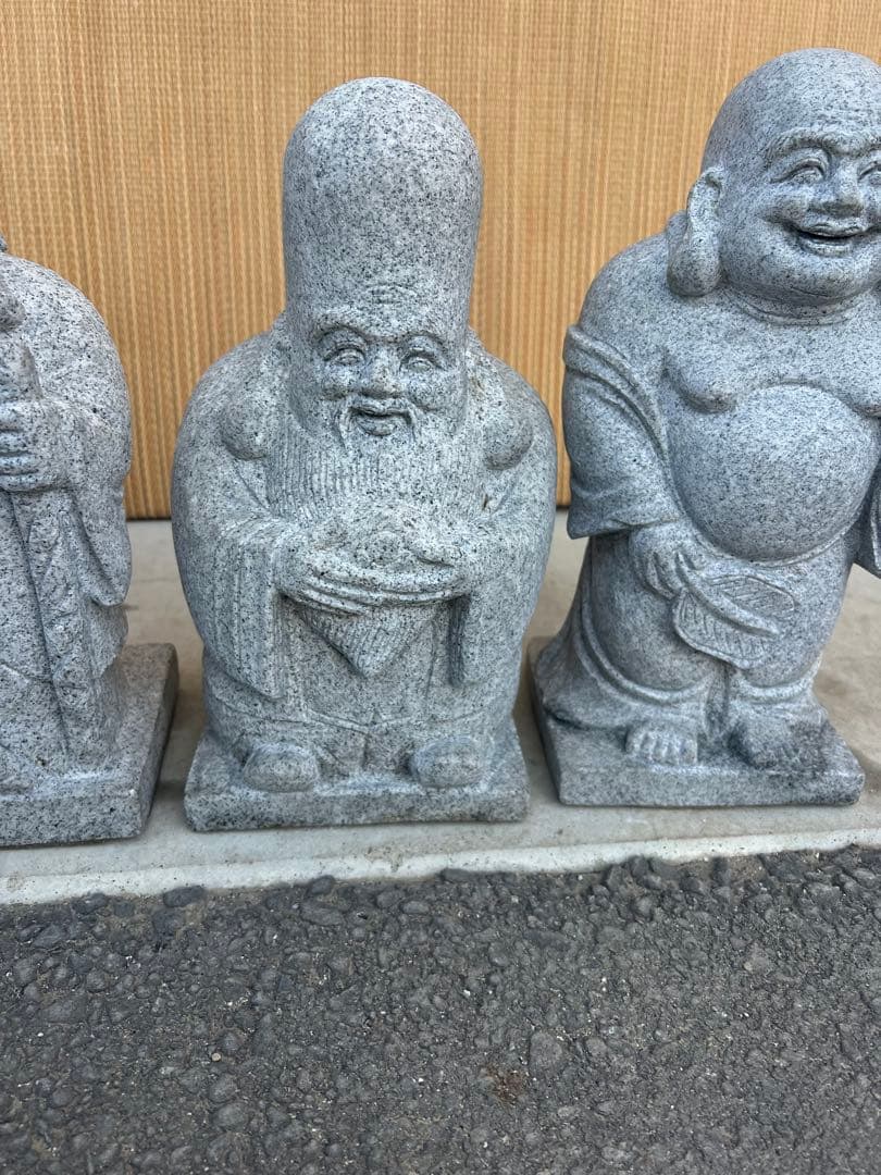 専用です縁起物　みかげ石　御影石　七福神　美品　2体
