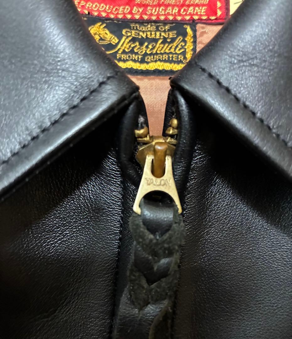 インディアンモーターサイクルライダース馬革ブラック40