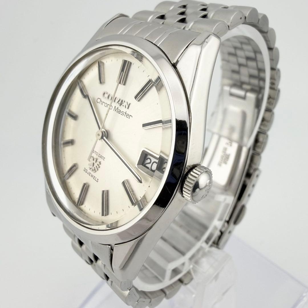 極希少 状態良好品 シチズン クロノマスター メダリオン メンズ 自動巻き腕時計