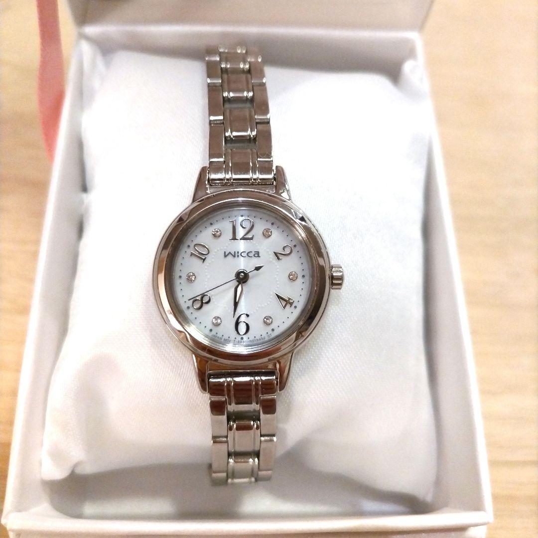 未使用☆CITIZEN☆ Wicca レディース 時計 ソーラーテック