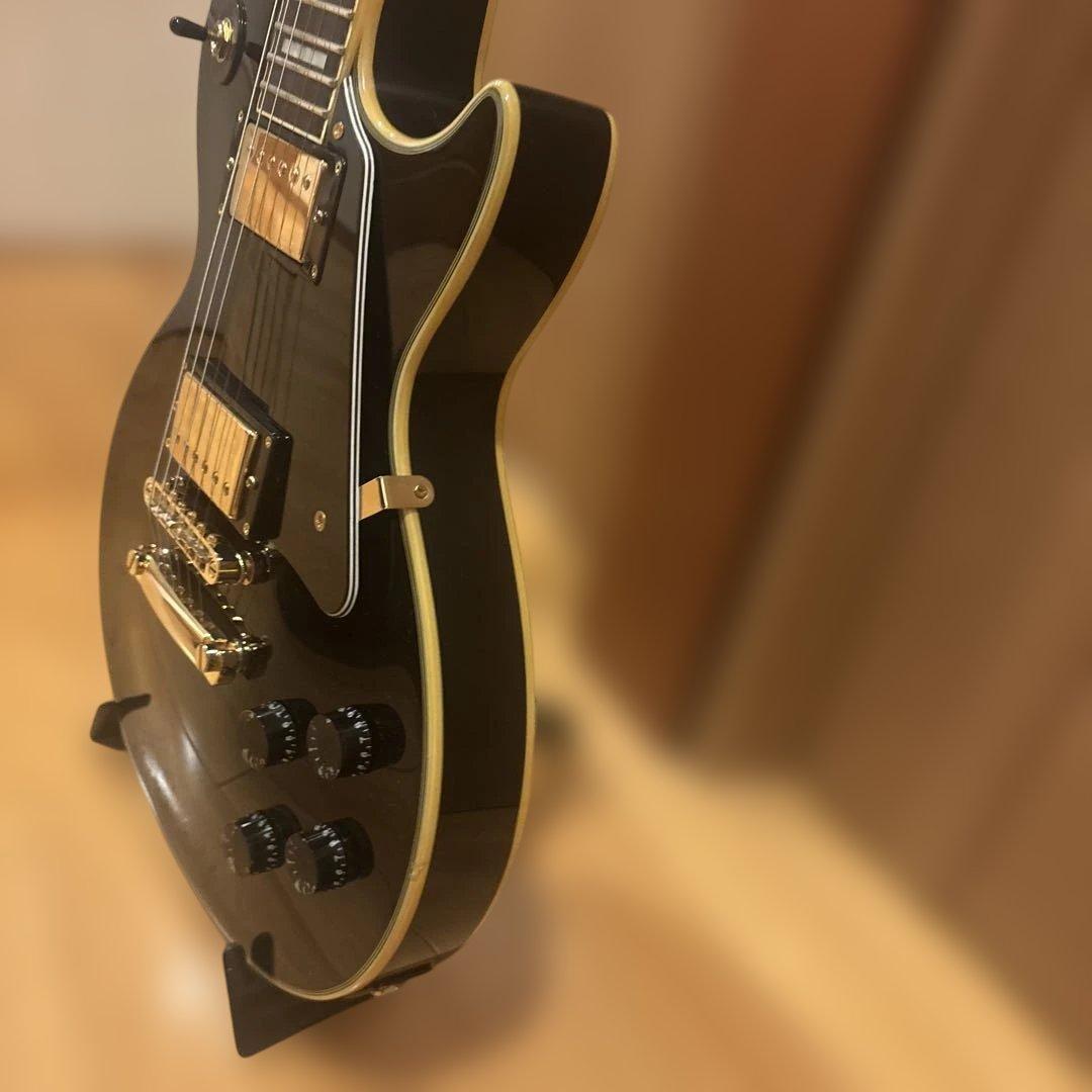 ”ぼっちざろっく”Blitz BLACKレスポールカスタムタイプ 新品弦張替済