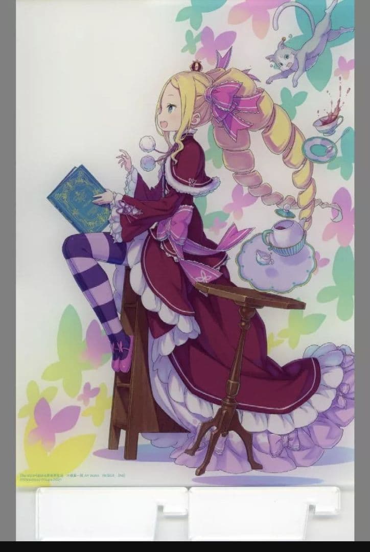 未使用品　リゼロ　大塚真一郎　画集　特典　ベアトリス　アクリルパネル