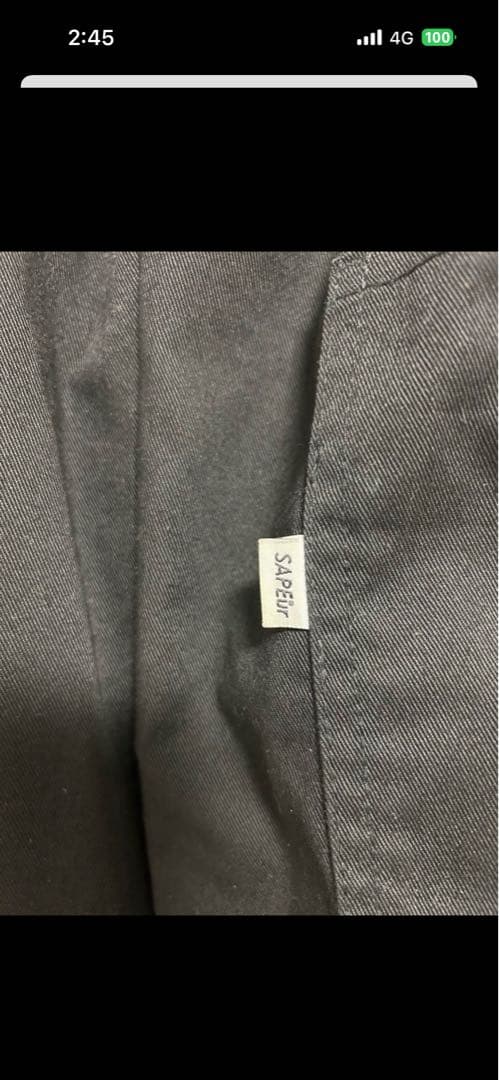 サプール スケート チノパンツ XXL ブラック