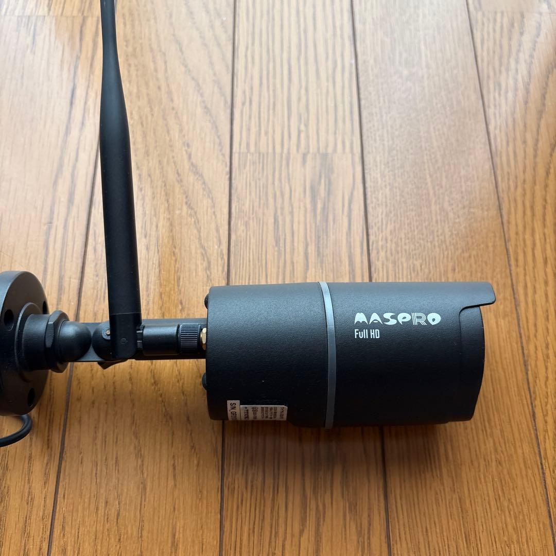 マスプロ ワイヤレス防犯カメラセット WHC10M3 SDカード付き