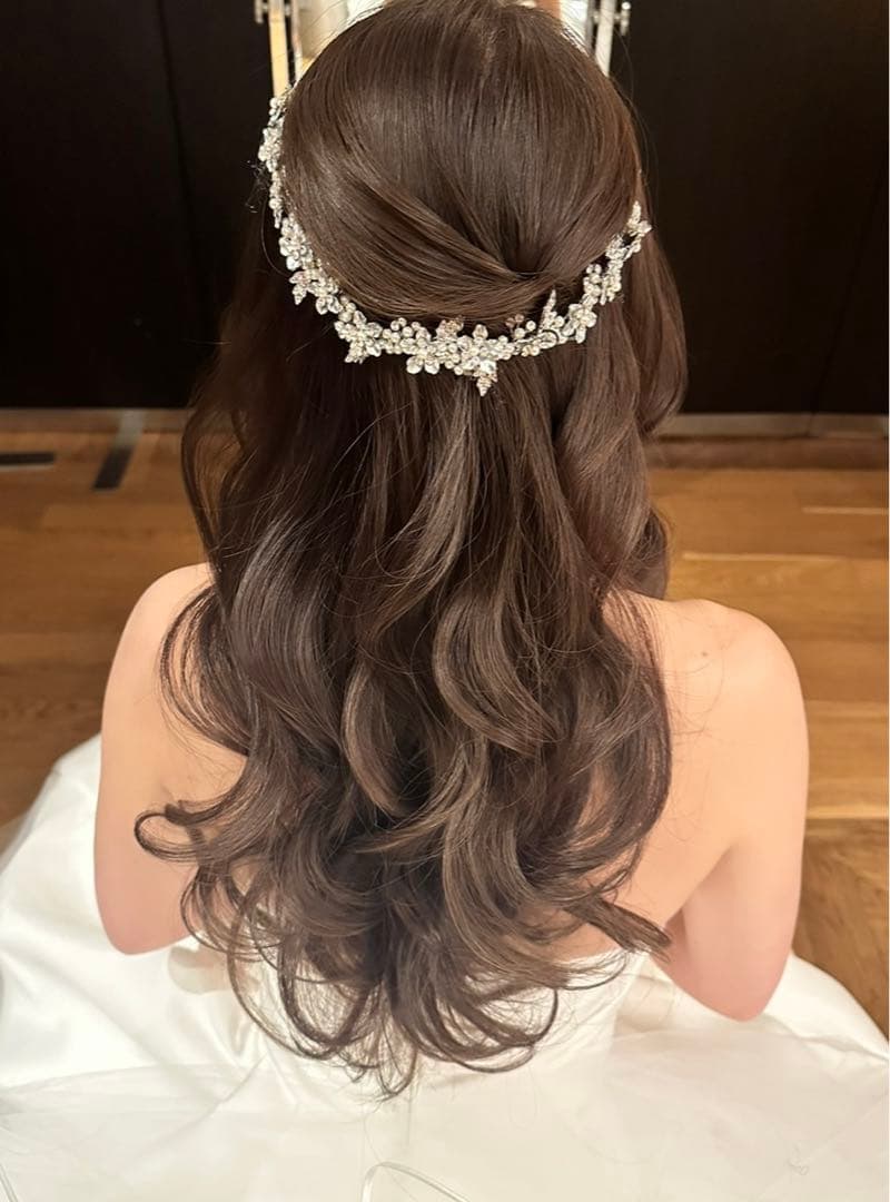 Elizabeth Bower ヘッドドレス シルバー