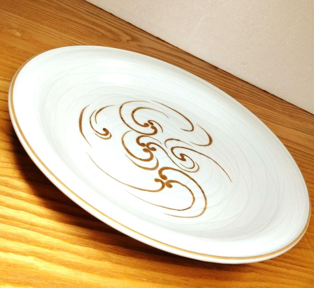 ☆ 加藤利昌 清水焼 白磁大皿