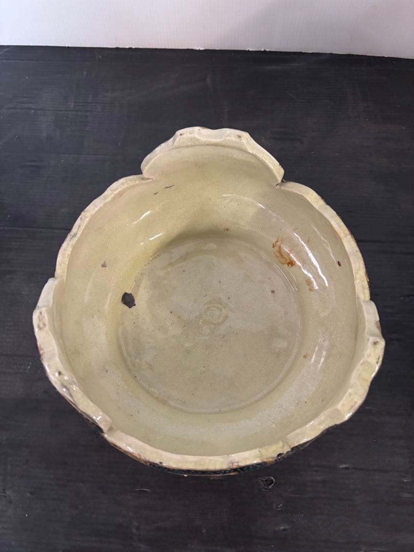 薩摩焼❓大壺　置物　花瓶　飾り壺　骨董　古美術‼️